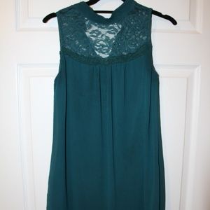 Cute Teal Short Dress